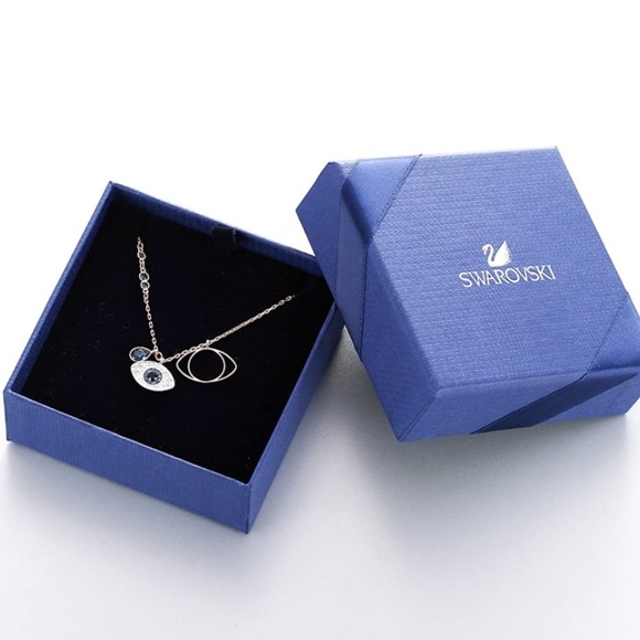 Authentic Swarovski Symbolic Evil Eye Crystal Necklace Jewelry Collection - Picture 2 of 14
